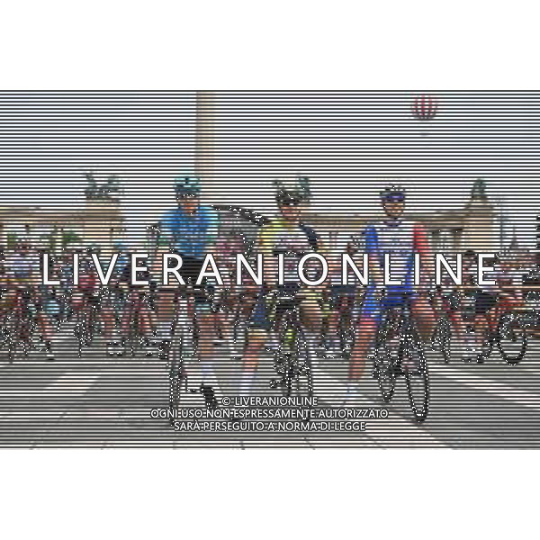 06-05-2022 Giro D\'italia; Tappa 01 Budapest - Visegrad; 2022, Eolo - Kometa; 2022, Groupama - Fdj; 2022, Intermarche - Wanty Gobert; Fetter, Erik; Valter, Attila; Peak, Barnabas; Budapest; ©SIROTTI/AGENZIA ALDO LIVERANI SAS