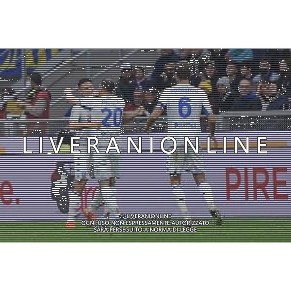 esultanza Empoli dopo il gol del 2 a 0 Asllani Inter vs Empoli Milano 06-05-2022 Stadio Giuseppe Meazza - San Siro Campionato Serie A TIM - 36a giornata foto Roberto Garavaglia/ag. Aldo Liverani sas/AGENZIA ALDO LIVERANI SAS