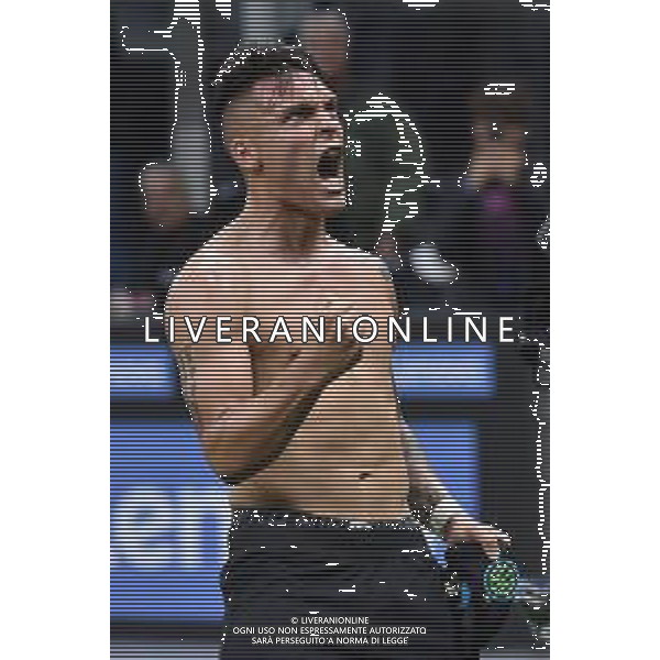 Lautaro Martinez (Inter) esulta dopo il gol del 3 a 2 Inter vs Empoli Milano 06-05-2022 Stadio Giuseppe Meazza - San Siro Campionato Serie A TIM - 36a giornata foto Roberto Garavaglia/ag. Aldo Liverani sas/AGENZIA ALDO LIVERANI SAS