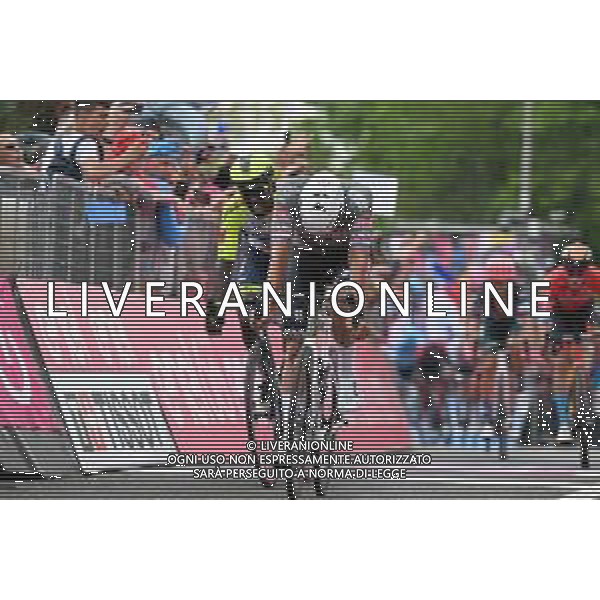 06-05-2022 Giro D\'italia; Tappa 01 Budapest - Visegrad; 2022, Alpecin - Fenix; 2022, Intermarche - Wanty Gobert; Van Der Poel, Mathieu; Gyrmai Hailu, Biniam; Visegrad; ©SIROTTI/AGENZIA ALDO LIVERANI SAS