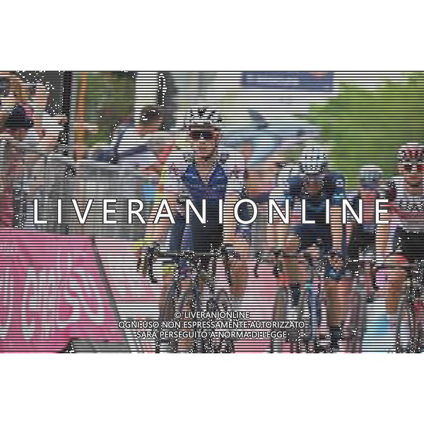 06-05-2022 Giro D\'italia; Tappa 01 Budapest - Visegrad; 2022, Quick Step - Alpha Vinyl; Knox, James; Visegrad; ©SIROTTI/AGENZIA ALDO LIVERANI SAS