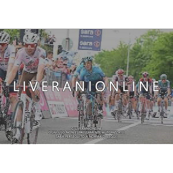 06-05-2022 Giro D\'italia; Tappa 01 Budapest - Visegrad; 2022, Astana - Qazaqstan; Conti, Valerio; Visegrad; ©SIROTTI/AGENZIA ALDO LIVERANI SAS