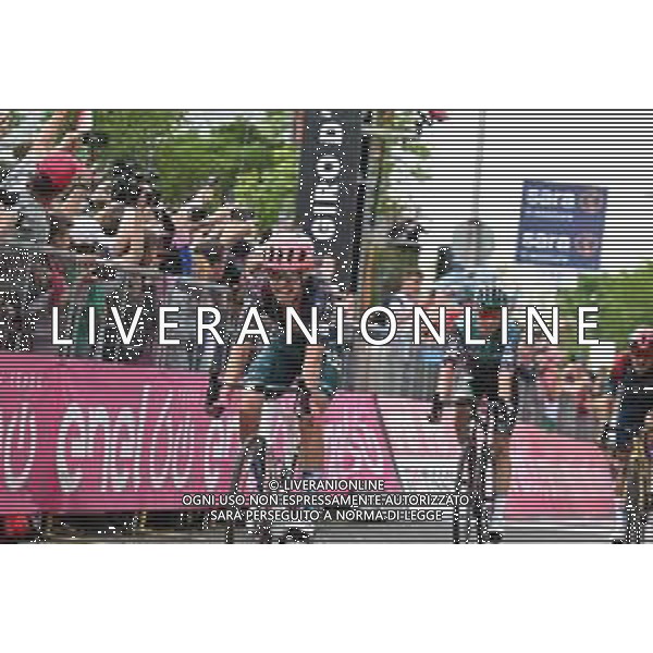 06-05-2022 Giro D\'italia; Tappa 01 Budapest - Visegrad; 2022, Ef Education - Easypost; Nielsen Magnus, Cort; Visegrad; ©SIROTTI/AGENZIA ALDO LIVERANI SAS