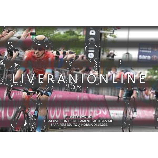 06-05-2022 Giro D\'italia; Tappa 01 Budapest - Visegrad; 2022, Bahrain - Victorious; Bilbao, Peio; Visegrad; ©SIROTTI/AGENZIA ALDO LIVERANI SAS