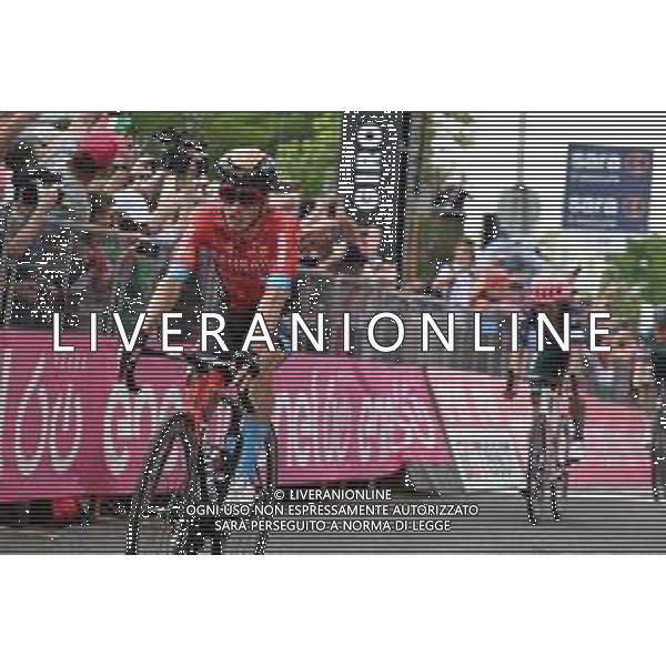 06-05-2022 Giro D\'italia; Tappa 01 Budapest - Visegrad; 2022, Bahrain - Victorious; Bilbao, Peio; Visegrad; ©SIROTTI/AGENZIA ALDO LIVERANI SAS
