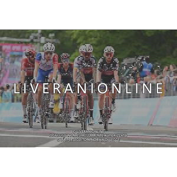 06-05-2022 Giro D\'italia; Tappa 01 Budapest - Visegrad; 2022, Drone Hopper - Androni; Tesfatsion, Natael; Ravanelli, Simone; Visegrad; ©SIROTTI/AGENZIA ALDO LIVERANI SAS