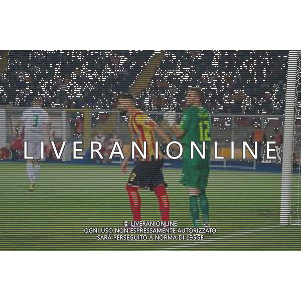 Emmanuele Mastrodonato/LMedia - US Lecce vs Pordenone Calcio - Italian soccer Serie B match 2021/2022 May 06 2022 - Stadio Via del Mare Lecce, Italy US Lecce vs Pordenone Calcio Photo showing: Massimo Coda (US Lecce) and Gaetano Fasolino (Pordenone Calcio) @Emmanuele Mastrodonato/LiveMedia /AGENZIA ALDO LIVERANI SAS