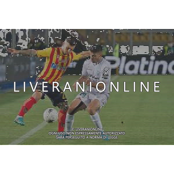 Emmanuele Mastrodonato/LMedia - US Lecce vs Pordenone Calcio - Italian soccer Serie B match 2021/2022 May 06 2022 - Stadio Via del Mare Lecce, Italy US Lecce vs Pordenone Calcio Photo showing: Gabriel Strefezza (US Lecce) and Nicolo Cambiaghi (Pordenone Calcio) @Emmanuele Mastrodonato/LiveMedia /AGENZIA ALDO LIVERANI SAS