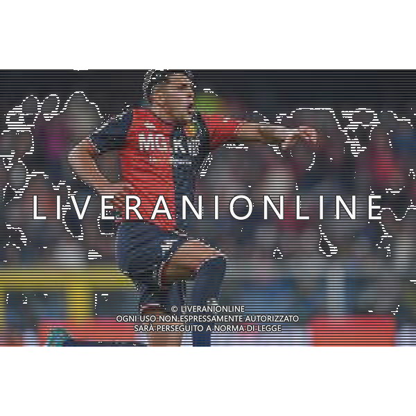 Danilo Vigo/LMedia - Genoa CFC vs Juventus FC - italian soccer Serie A match 2021/2022 May 06 2022 - Luigi Ferraris stadium Genova, Italy Genoa CFC vs Juventus FC Photo showing: Nadiem Amiri (Genoa) celebrates after scoring a goal 1-1 @Danilo Vigo/LiveMedia AG ALDO LIVERANI SAS