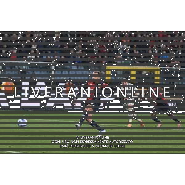 Danilo Vigo/LMedia - Genoa CFC vs Juventus FC - italian soccer Serie A match 2021/2022 May 06 2022 - Luigi Ferraris stadium Genova, Italy Genoa CFC vs Juventus FC Photo showing: Domenico Criscito &#xA; (Genoa) penalty goal 2-1 @Danilo Vigo/LiveMedia /AGENZIA ALDO LIVERANI SAS