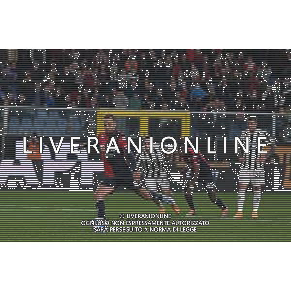 Danilo Vigo/LMedia - Genoa CFC vs Juventus FC - italian soccer Serie A match 2021/2022 May 06 2022 - Luigi Ferraris stadium Genova, Italy Genoa CFC vs Juventus FC Photo showing: Domenico Criscito &#xA; (Genoa) penalty goal 2-1 @Danilo Vigo/LiveMedia /AGENZIA ALDO LIVERANI SAS