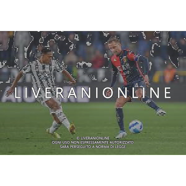 Danilo Vigo/LMedia - Genoa CFC vs Juventus FC - italian soccer Serie A match 2021/2022 May 06 2022 - Luigi Ferraris stadium Genova, Italy Genoa CFC vs Juventus FC Photo showing: Marley Ake (Juventus) - Domenico Criscito &#xA; (Genoa) @Danilo Vigo/LiveMedia /AGENZIA ALDO LIVERANI SAS
