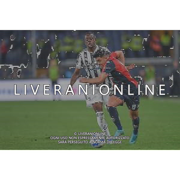 Danilo Vigo/LMedia - Genoa CFC vs Juventus FC - italian soccer Serie A match 2021/2022 May 06 2022 - Luigi Ferraris stadium Genova, Italy Genoa CFC vs Juventus FC Photo showing: Denis Lemi Zakaria Lako Lado (Juventus) - Nadiem Amiri (Genoa) @Danilo Vigo/LiveMedia /AGENZIA ALDO LIVERANI SAS