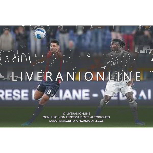 Danilo Vigo/LMedia - Genoa CFC vs Juventus FC - italian soccer Serie A match 2021/2022 May 06 2022 - Luigi Ferraris stadium Genova, Italy Genoa CFC vs Juventus FC Photo showing: Nadiem Amiri (Genoa) - Moise Bioty Kean (Juventus) @Danilo Vigo/LiveMedia /AGENZIA ALDO LIVERANI SAS