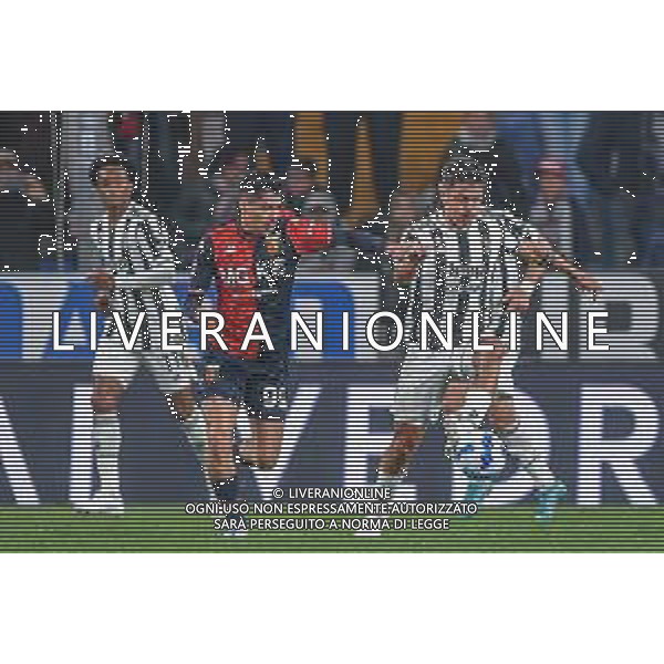 Danilo Vigo/LMedia - Genoa CFC vs Juventus FC - italian soccer Serie A match 2021/2022 May 06 2022 - Luigi Ferraris stadium Genova, Italy Genoa CFC vs Juventus FC Photo showing: Pablo Ignacio Galdames Millan&#xA; - Paulo Exequiel Dybala (Juventus) @Danilo Vigo/LiveMedia /AGENZIA ALDO LIVERANI SAS