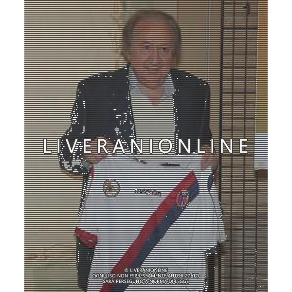 IMOLA 06 05 2022 TROFEO VECCHIE GLORIE "QUANDO IL CALCIO FA RIMA CON SOLIDARIETA\' TRIANGOLARE TRA IMOLESE CESENA E BOLOGNA NELLA FOTO ROBERTO COCCHI RAPPRESENTANTE DELLE VECCHIE GLORIE BOLOGNA CALCIO ©SANNA/AGENZIA ALDO LIVERANI SAS