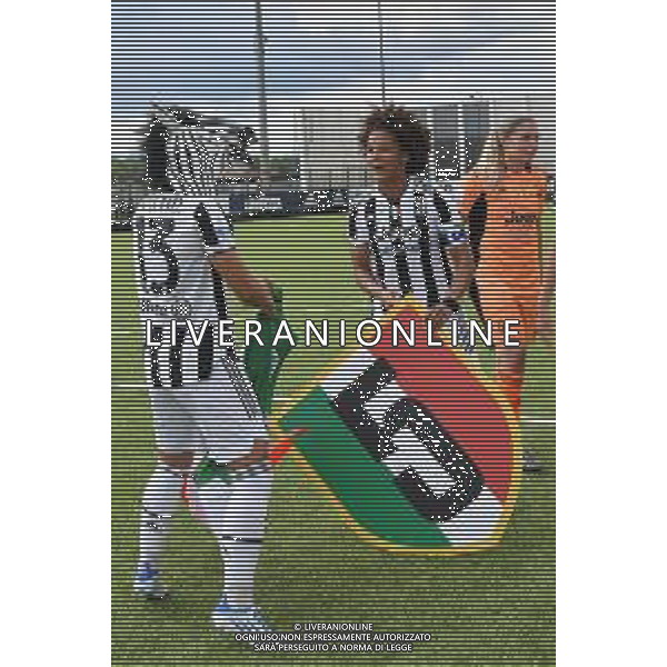 Vinovo (To) 07.05.2022 Juventus Training Center ©Manuela Viganti/Agenzia Aldo Liverani Festa Juventus Woman vittoria Campionato Calcio Serie A Nella foto: sara gama festeggia lo scudetto ©TV Viganti / AGENZIA ALDO LIVERANI SAS