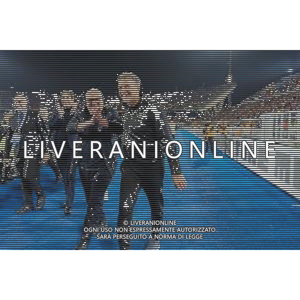 Emmanuele Mastrodonato/LMedia - US Lecce vs Pordenone Calcio - Italian soccer Serie B match 2021/2022 May 06 2022 - Stadio Via del Mare Lecce, Italy US Lecce vs Pordenone Calcio Photo showing: coach Marco Baroni and Pantaleo Corvino (US Lecce) celebrates for the championship victory @Emmanuele Mastrodonato/LiveMedia AG ALDO LIVERANI SAS