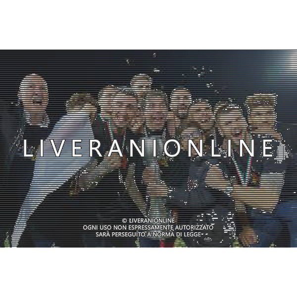 Emmanuele Mastrodonato/LMedia - US Lecce vs Pordenone Calcio - Italian soccer Serie B match 2021/2022 May 06 2022 - Stadio Via del Mare Lecce, Italy US Lecce vs Pordenone Calcio Photo showing: sport director Stefano Trinchera celebrates for the championship victory @Emmanuele Mastrodonato/LiveMedia AG ALDO LIVERANI SAS