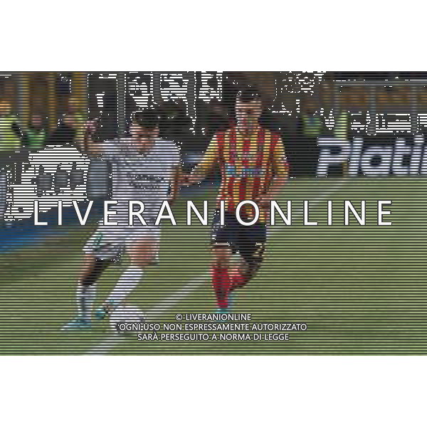 Emmanuele Mastrodonato/LMedia - US Lecce vs Pordenone Calcio - Italian soccer Serie B match 2021/2022 May 06 2022 - Stadio Via del Mare Lecce, Italy US Lecce vs Pordenone Calcio Photo showing: Nicolo Cambiaghi (Pordenone Calcio) and Gabriel Strefezza (US Lecce) @Emmanuele Mastrodonato/LiveMedia AG ALDO LIVERANI SAS