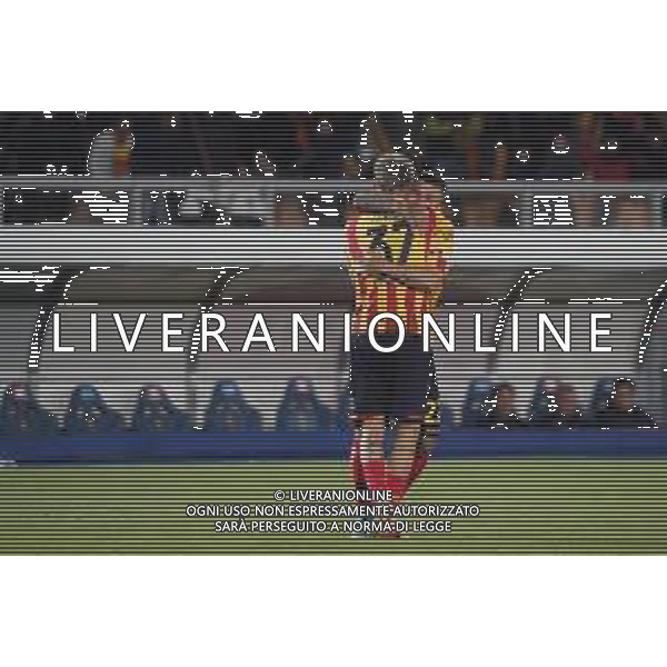 Emmanuele Mastrodonato/LMedia - US Lecce vs Pordenone Calcio - Italian soccer Serie B match 2021/2022 May 06 2022 - Stadio Via del Mare Lecce, Italy US Lecce vs Pordenone Calcio Photo showing: Zan Majer (US Lecce) and Gabriel Strefezza (US Lecce) celebrates for the victory @Emmanuele Mastrodonato/LiveMedia AG ALDO LIVERANI SAS
