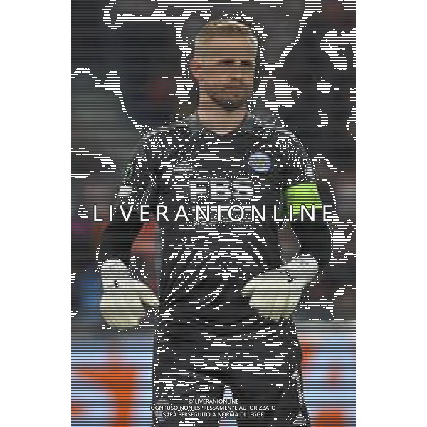 Roma vs Leicester Semifinale Conference League - Stadio Olimpico - Roma 05-05-2022 nella foto Kasper Schmeichel FOTO FEDERICO GAETANO-AG ALDOLIVERANI SAS
