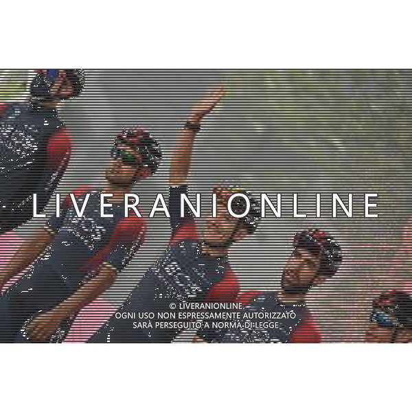 08-05-2022 Giro D\'italia; Tappa 03 Kaposvar - Balatonfured; 2022, Ineos - Grenadiers; Carapaz Antonio, Richard Antonio; Kaposvar; ©SIROTTI / AGENZIA ALDO LIVERANI SAS