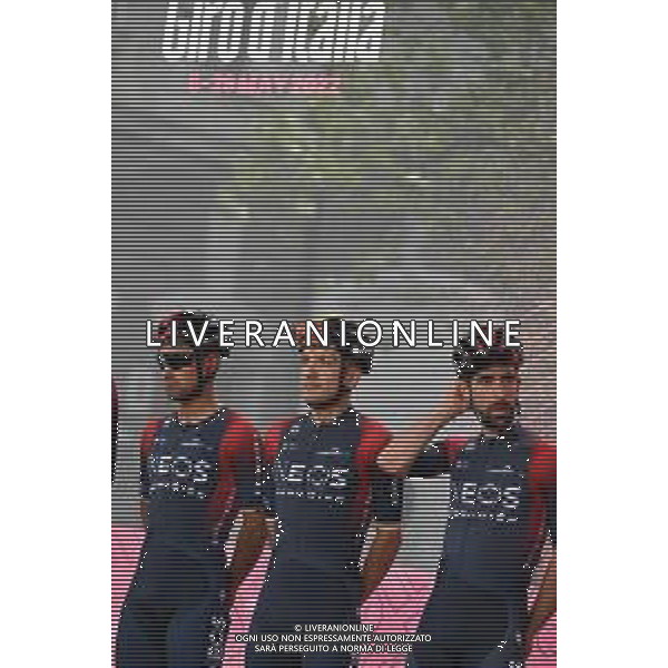 08-05-2022 Giro D\'italia; Tappa 03 Kaposvar - Balatonfured; 2022, Ineos - Grenadiers; Carapaz Antonio, Richard Antonio; Kaposvar; ©SIROTTI / AGENZIA ALDO LIVERANI SAS