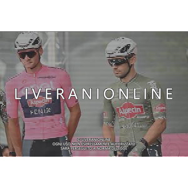 08-05-2022 Giro D\'italia; Tappa 03 Kaposvar - Balatonfured; 2022, Alpecin - Fenix; Van Der Poel, Mathieu; Mareczko, Jakub; Kaposvar; ©SIROTTI / AGENZIA ALDO LIVERANI SAS