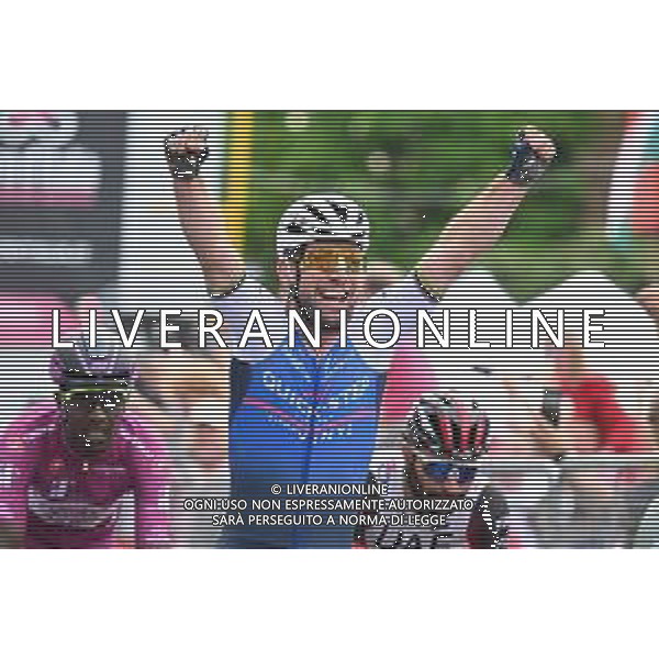 08-05-2022 Giro D\'italia; Tappa 03 Kaposvar - Balatonfured; 2022, Quick Step - Alpha Vinyl; Cavendish, Mark; Balatonfured; ©SIROTTI/AGENZIA ALDO LIVERANI SAS