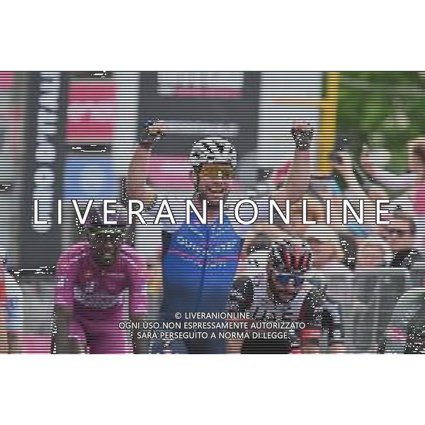08-05-2022 Giro D\'italia; Tappa 03 Kaposvar - Balatonfured; 2022, Quick Step - Alpha Vinyl; Cavendish, Mark; Balatonfured; ©SIROTTI/AGENZIA ALDO LIVERANI SAS