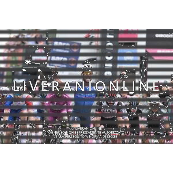 08-05-2022 Giro D\'italia; Tappa 03 Kaposvar - Balatonfured; 2022, Quick Step - Alpha Vinyl; Cavendish, Mark; Balatonfured; ©SIROTTI/AGENZIA ALDO LIVERANI SAS