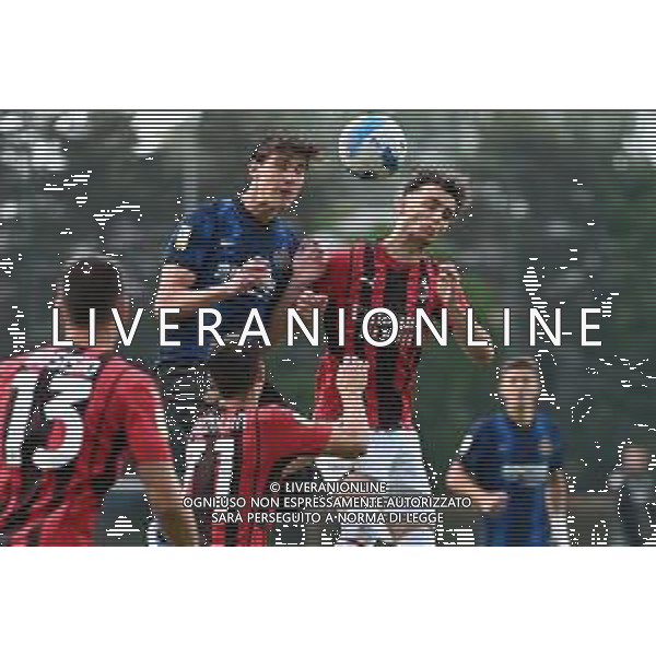 © TVRG Cesare Casadei (Inter) SX e Giovanni Robotti (Milan) DX Inter vs Milan Milano 09-05-2022 Suning Young Development Centre in memoria di Giacinto Facchetti Campionato Primavera 1 TIMvision - 33a giornata foto Roberto Garavaglia/ag. Aldo Liverani sas/AGENZIA ALDO LIVERANI SAS