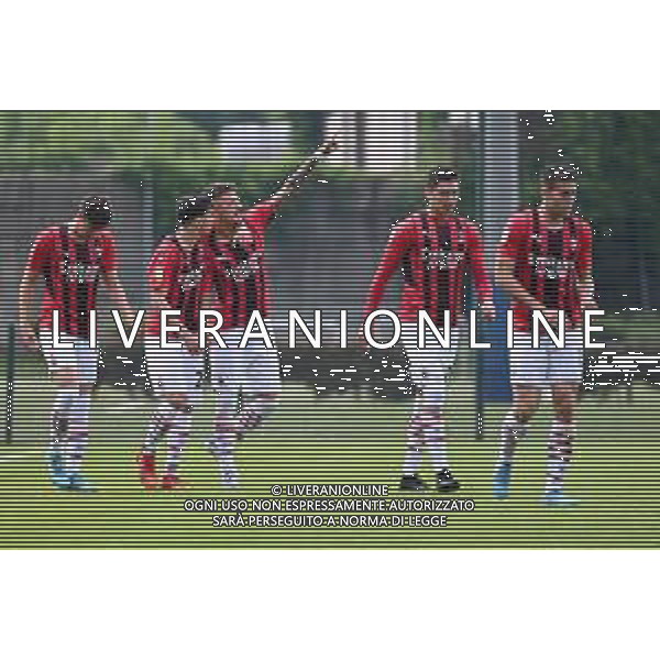 © TVRG esultanza Milan dopo il gol dell\'1 a 0 Marco Nasti Inter vs Milan Milano 09-05-2022 Suning Young Development Centre in memoria di Giacinto Facchetti Campionato Primavera 1 TIMvision - 33a giornata foto Roberto Garavaglia/ag. Aldo Liverani sas/AGENZIA ALDO LIVERANI SAS
