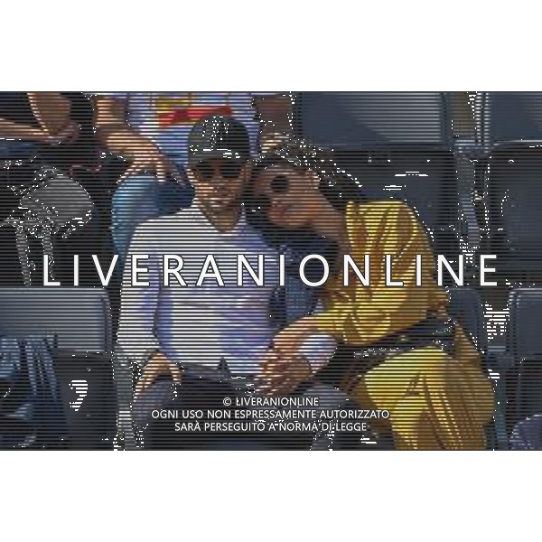 Felipe Anderson with his partner in the stands - INTERNAZIONALI BNL d\'ITALIA - Torneo Tennis Foro Italico Roma 09.05.2022 ©Corradetti/LMedia/AGENZIA ALDO LIVERANI SAS