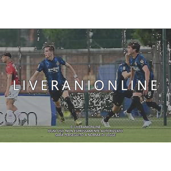 ¬© TVRG Giovanni Fabbian (Inter) esulta dopo il gol del 2 a 1 Inter vs Milan Milano 09-05-2022 Suning Young Development Centre in memoria di Giacinto Facchetti Campionato Primavera 1 TIMvision - 33a giornata foto Roberto Garavaglia/ag. Aldo Liverani sas/AGENZIA ALDO LIVERANI SAS