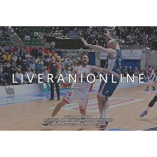 ¬© TVRG Jacopo Giacchetti (Forli\') e sulla DX Marco Cusin (Cantu\') Acqua San Bernardo Cantu\' vs Unieuro Forli\' Desio (MB) 09-05-2022 PalaBancoDesio Campionato Serie A2 - playoff tabellone argento gara 2 quarti di finale foto Roberto Garavaglia/ag. Aldo Liverani sas/AGENZIA ALDO LIVERANI SAS