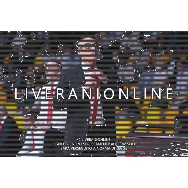 ¬© TVRG Sandro Dell\'Agnello allenatore Forli\' Acqua San Bernardo Cantu\' vs Unieuro Forli\' Desio (MB) 09-05-2022 PalaBancoDesio Campionato Serie A2 - playoff tabellone argento gara 2 quarti di finale foto Roberto Garavaglia/ag. Aldo Liverani sas/AGENZIA ALDO LIVERANI SAS