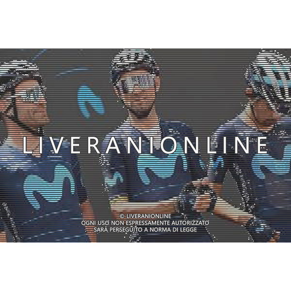 10-05-2022 Giro D\'italia; Tappa 04 Avola - Etna; 2022, Movistar; Valverde, Alejandro; Avola; ©SIROTTI/ AG. ALDO LIVERANI SAS