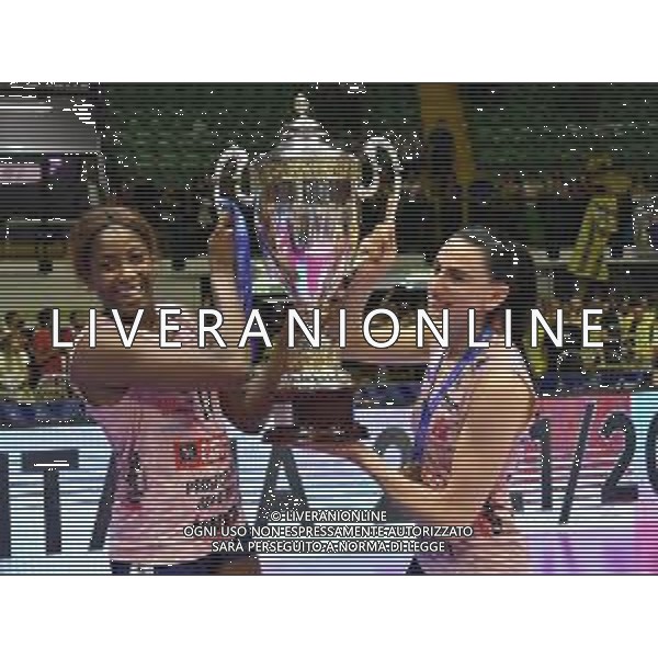¬© TVRG Miriam Sylla (Imoco Volley Conegliano) SX e Raphaela Folie (Imoco Volley Conegliano) DX Vero Volley Monza vs Prosecco DOC Imoco Volley Conegliano Monza 10-05-2022 Arena di Monza campionato femminile Serie A1 gara 4 finale playoff scudetto foto Roberto Garavaglia/ag. Aldo Liverani sas/ AGENZIA ALDO LIVERANI SAS