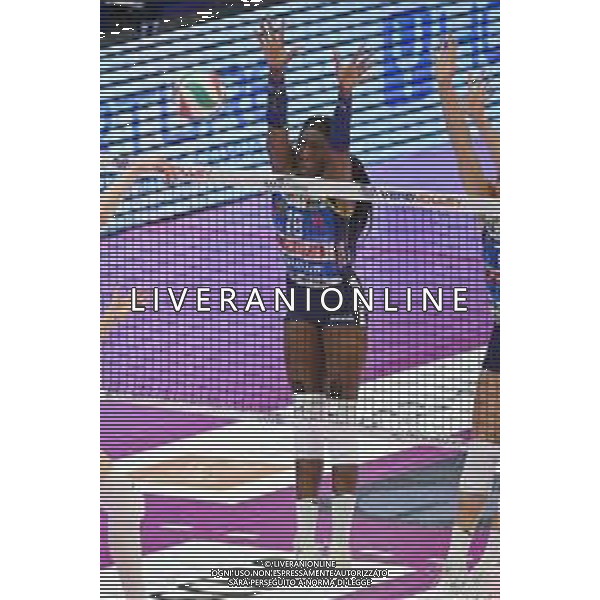 ¬© TVRG Paola Egonu (Imoco Volley Conegliano) Vero Volley Monza vs Prosecco DOC Imoco Volley Conegliano Monza 10-05-2022 Arena di Monza campionato femminile Serie A1 gara 4 finale playoff scudetto foto Roberto Garavaglia/ag. Aldo Liverani sas/ AGENZIA ALDO LIVERANI SAS