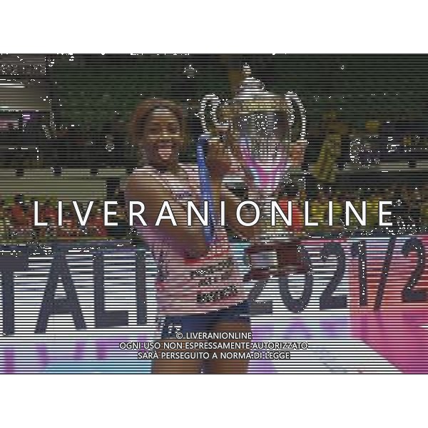 ¬© TVRG Miriam Sylla (Imoco Volley Conegliano) Vero Volley Monza vs Prosecco DOC Imoco Volley Conegliano Monza 10-05-2022 Arena di Monza campionato femminile Serie A1 gara 4 finale playoff scudetto foto Roberto Garavaglia/ag. Aldo Liverani sas/ AGENZIA ALDO LIVERANI SAS