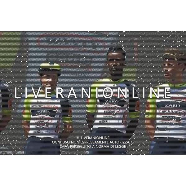 11-05-2022 Giro D\'italia; Tappa 05 Catania - Messina; 2022, Intermarche - Wanty Gobert; Gyrmai Hailu, Biniam; Pozzovivo, Domenico; Catania; ©SIROTTI/ AGENZIA ALDO LIVERANI SAS