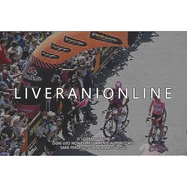 11-05-2022 Giro D\'italia; Tappa 05 Catania - Messina; 2022, Trek - Segafredo; 2022, Alpecin - Fenix; Lopez, Juan Pedro; Van Der Poel, Mathieu; Catania; ©SIROTTI/ AGENZIA ALDO LIVERANI SAS