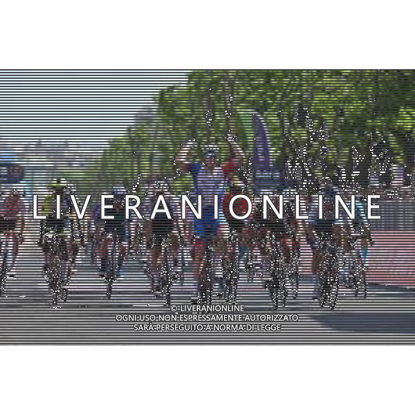 11-05-2022 Giro D\'italia; Tappa 05 Catania - Messina; 2022, Groupama - Fdj; 2022, Israel - Premier Tech; Demare, Arnaud; Nizzolo, Giacomo; Messina; ©SIROTTI/ AGENZIA ALDO LIVERANI SAS