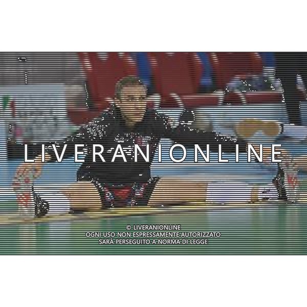 Roberto Bartomeoli/LMedia - Play Off - Cucine Lube Civitanova vs Sir Safety Conad Perugia - Volleyball Italian Serie A Men Superleague Championship 2021/2022 May 11 2022 - Eurosuole Forum Civitanova Marche, Italy Play Off - Cucine Lube Civitanova vs Sir Safety Conad Perugia Photo showing: Massimo Colaci #13 (Sir Safety Conad Perugia) @Roberto Bartomeoli/LiveMedia / AGENZIA ALDO LIVERANI SAS