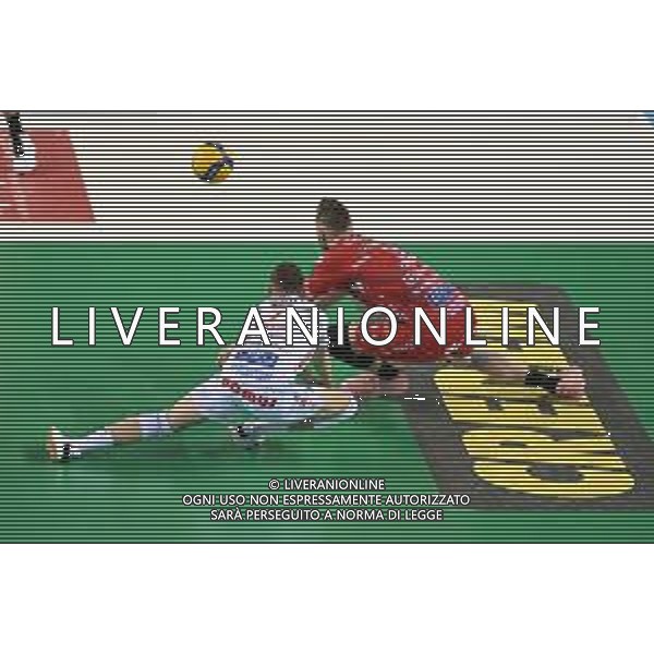 Roberto Bartomeoli/LMedia - Play Off - Cucine Lube Civitanova vs Sir Safety Conad Perugia - Volleyball Italian Serie A Men Superleague Championship 2021/2022 May 11 2022 - Eurosuole Forum Civitanova Marche, Italy Play Off - Cucine Lube Civitanova vs Sir Safety Conad Perugia Photo showing: Ivan Zaytsev #9 (Cucine Lube Civitanova) and Fabio Balaso #7 (Cucine Lube Civitanova) @Roberto Bartomeoli/LiveMedia / AGENZIA ALDO LIVERANI SAS