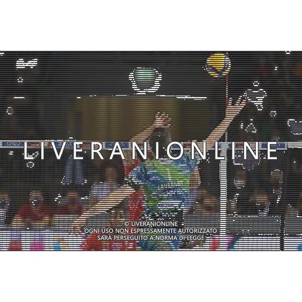 Roberto Bartomeoli/LMedia - Play Off - Cucine Lube Civitanova vs Sir Safety Conad Perugia - Volleyball Italian Serie A Men Superleague Championship 2021/2022 May 11 2022 - Eurosuole Forum Civitanova Marche, Italy Play Off - Cucine Lube Civitanova vs Sir Safety Conad Perugia Photo showing: Matthew Anderson #1 (Sir Safety Conad Perugia) @Roberto Bartomeoli/LiveMedia / AGENZIA ALDO LIVERANI SAS