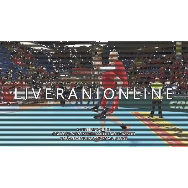 Roberto Bartomeoli/LMedia - Play Off - Cucine Lube Civitanova vs Sir Safety Conad Perugia - Volleyball Italian Serie A Men Superleague Championship 2021/2022 May 11 2022 - Eurosuole Forum Civitanova Marche, Italy Play Off - Cucine Lube Civitanova vs Sir Safety Conad Perugia Photo showing: Ivan Zaytsev #9 (Cucine Lube Civitanova) and Fabio Giulianelli (CEO of Gruppo Lube) @Roberto Bartomeoli/LiveMedia / AGENZIA ALDO LIVERANI SAS