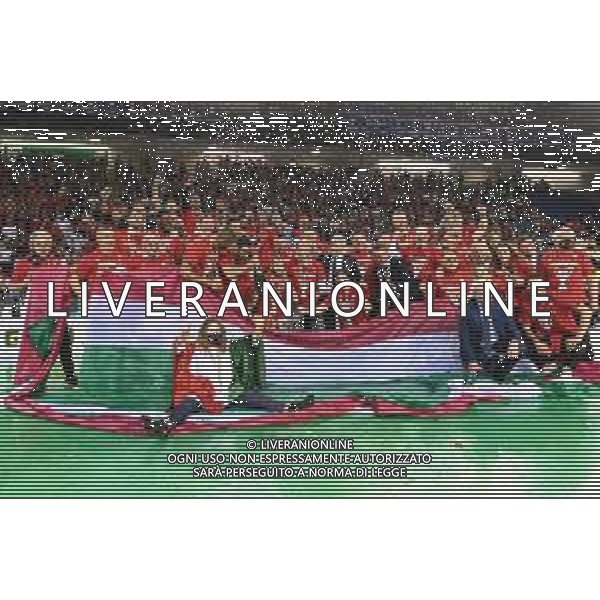 Roberto Bartomeoli/LMedia - Play Off - Cucine Lube Civitanova vs Sir Safety Conad Perugia - Volleyball Italian Serie A Men Superleague Championship 2021/2022 May 11 2022 - Eurosuole Forum Civitanova Marche, Italy Play Off - Cucine Lube Civitanova vs Sir Safety Conad Perugia Photo showing: Awards ceremony Cucine Lube Civitanova @Roberto Bartomeoli/LiveMedia / AGENZIA ALDO LIVERANI SAS